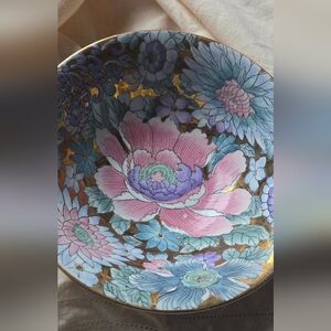Floral Toyo Ceramic Decorative Bowl